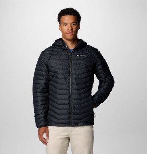 Men Columbia Westridge™ Hooded Down Jackets Black | US-AECYDL-650