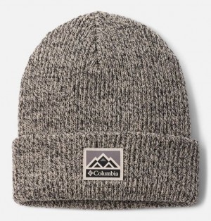 Men Columbia Whirlibird Cuffed Beanie Dark Grey / Black | US-CGXYUD-458