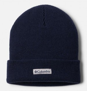 Men Columbia Whirlibird Cuffed Beanie Navy | US-NTHYSL-876