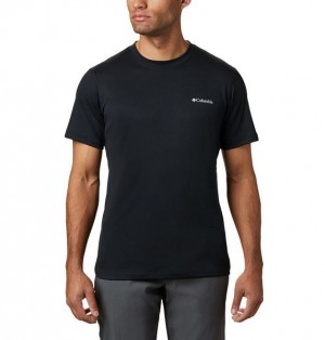 Men Columbia Zero Rules™ Technical T-Shirt Black | US-UTBXZL-738