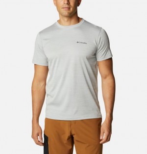 Men Columbia Zero Rules™ Technical T-Shirt Grey | US-VFJAHL-803