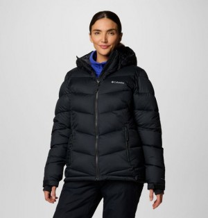 Women Columbia Abbott Peak Insulated Waterproof Ski Jackets Black | US-KMAUNC-604