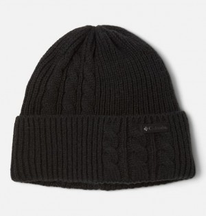 Women Columbia Agate Pass™ Cable Knit Beanie Black | US-YUHRGX-584