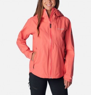 Women Columbia Ampli-Dry™ II Waterproof Hiking Shell Jackets Blue | US-INFLUR-806