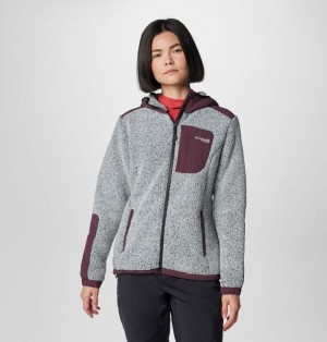 Women Columbia Arctic Crest™ Technical Sherpa Fleece Jackets White | US-EQGAYV-034