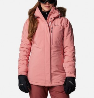 Women Columbia Ava Alpine Waterproof Ski Jackets Pink | US-OGCDKN-258