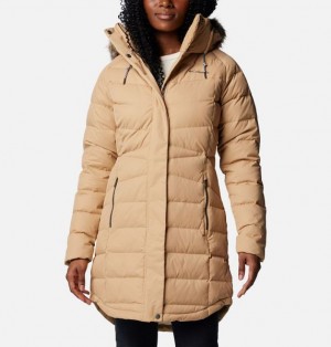 Women Columbia Belle Isle™ Mid Down Jackets Khaki | US-VIHNOD-038