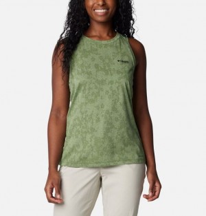 Women Columbia Bluebird Canyon™ Technical Tank Top Olive | US-YDIWVL-204