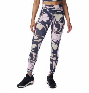 Women Columbia Boundless Trek™ Leggings Navy | US-VOEPHD-583