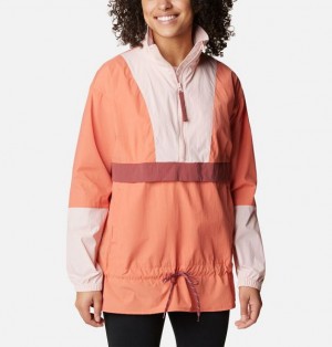 Women Columbia Boundless Trek™ Mid Anorak Insulated Jackets Coral / Pink | US-ZIWUOX-490