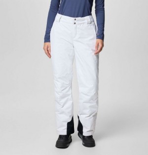 Women Columbia Bugaboo™ II Omni-Heat™ Waterproof Ski Pants White | US-RLSNWF-956