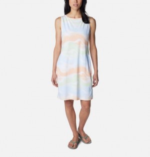 Women Columbia Chill River™ Printed Dress White | US-MDRUGZ-851