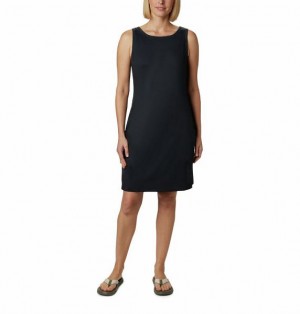 Women Columbia Chill River™ Printed Dress Black | US-IAGZUN-163