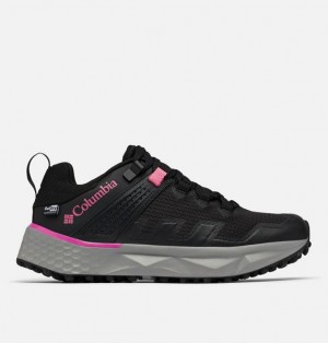 Women Columbia Facet™ 75 II Outdry™ Hiking Shoes Black / Pink | US-LBUVIO-804