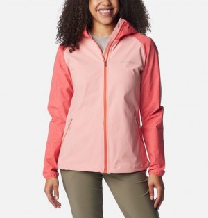 Women Columbia Heather Canyon™ Softshell Jackets Rose | US-WPBJYR-748