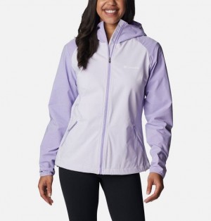 Women Columbia Heather Canyon™ Softshell Jackets Purple / Purple | US-GBNQUT-850