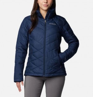 Women Columbia Heavenly™ Insulated Jackets Navy | US-UGLBIZ-486