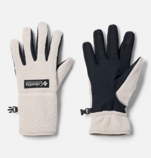 Women Columbia Helvetia™ II Sherpa Gloves Dark Grey | US-OZYWAV-865