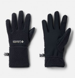 Women Columbia Helvetia™ II Sherpa Gloves Black | US-YCAPUT-528