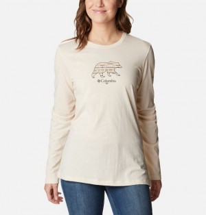 Women Columbia Hidden Haven™ LS T-Shirt Yellow | US-TRXINE-761