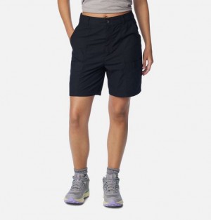 Women Columbia Holly Hideaway™ Washed Out Bermuda Shorts Black | US-TRYKIJ-645