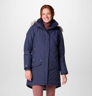 Women Columbia Icelandite™ TurboDown™ II Waterproof Insulated Jackets Navy | US-THCVYD-109