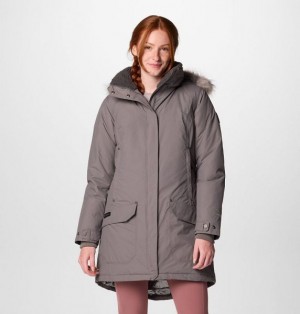 Women Columbia Icelandite™ TurboDown™ II Waterproof Insulated Jackets Grey | US-OLVCIE-625