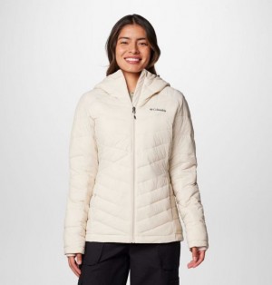 Women Columbia Joy Peak™ II Hooded Insulated Jackets Dark Grey | US-QAIXDU-651