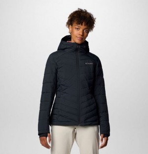 Women Columbia Joy Peak™ II Hooded Insulated Jackets Black | US-JBTLQR-541