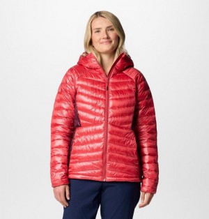 Women Columbia Labyrinth Loop™ II Insulated Hooded Jackets Red | US-CGKRZD-956