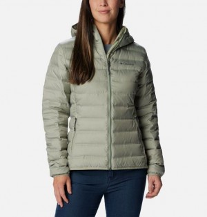 Women Columbia Lake 22™ II Hooded Down Jackets Green | US-AVIUHF-569