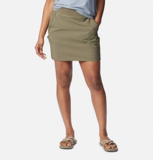 Women Columbia Leslie Falls™ Skorts Grey / Green | US-PYUFEZ-786