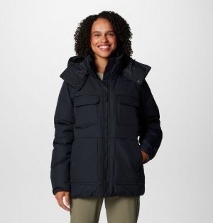 Women Columbia Longhorn Ridge™ Puffer Jacket Black | US-VLWQKU-308