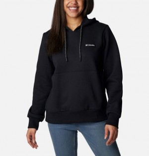 Women Columbia Marble Canyon™ Heavyweight Hoodie Black | US-SGORXK-345