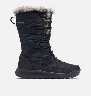 Women Columbia Minx™ IV Waterproof Tall Snow Boots Black / Titanium | US-QWFJHV-061