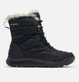 Women Columbia Minx™ y IV Waterproof Snow Boots Black / Titanium | US-TUKHBN-870