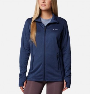 Women Columbia Park View™ Technical Fleece Jackets Navy | US-FODRVX-713