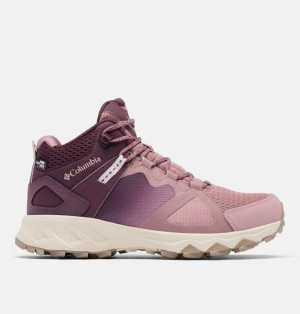 Women Columbia Peakfreak™ Hera II Mid OutDry™ Hiking Shoes Pink / Burgundy | US-ZTXONA-872