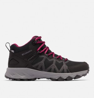 Women Columbia Peakfreak™ III Mid Outdry™ Hiking Shoes Black / Grey | US-SNLQWX-528