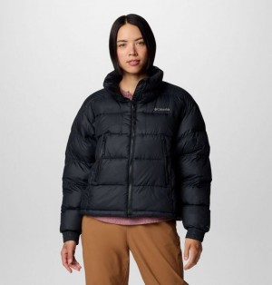 Women Columbia Pike Lake™ II Cropped Puffer Jacket Black | US-UNAGCF-125