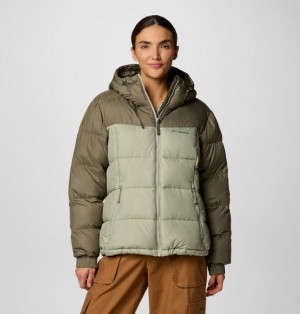 Women Columbia Pike Lake™ II Insulated Jackets Grey / Green | US-EJKXPL-418