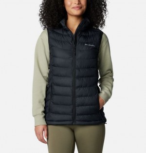 Women Columbia Powder Lite™ II Insulated Vest Black | US-ZUONCJ-401