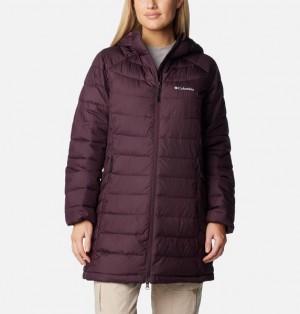 Women Columbia Powder Lite™ II Mid Insulated Jackets Burgundy | US-ZRUGMV-764