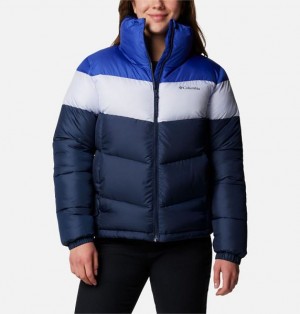 Women Columbia Puffect™ II Colourblock Puffer Jacket Navy | US-AIGWJC-418