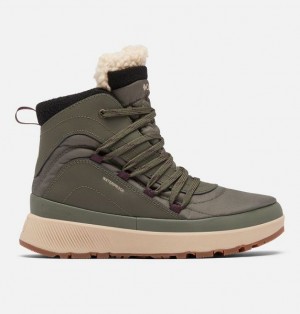 Women Columbia Red Hills™ II Omni-Heat™ Waterproof Winter Boots Green | US-XGNAYP-046