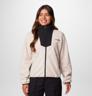 Women Columbia Sequoia Grove™ Fleece Jackets Dark Grey / Black | US-IYWEOD-768