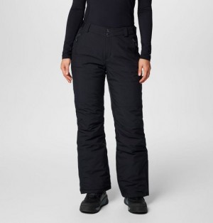 Women Columbia Shafer Canyon™ II Waterproof Ski Pants Black | US-RUSDEF-704