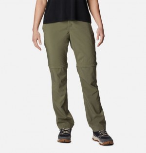 Women Columbia Silver Ridge Utility™ Convertible Walking Pants Grey / Green | US-ATCJGZ-173