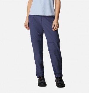 Women Columbia Summit Valley™ Convertible Hiking Pants Navy | US-GJVSTD-572