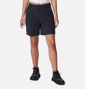 Women Columbia Summit Valley™ Hiking Shorts Black | US-QTHEUB-308